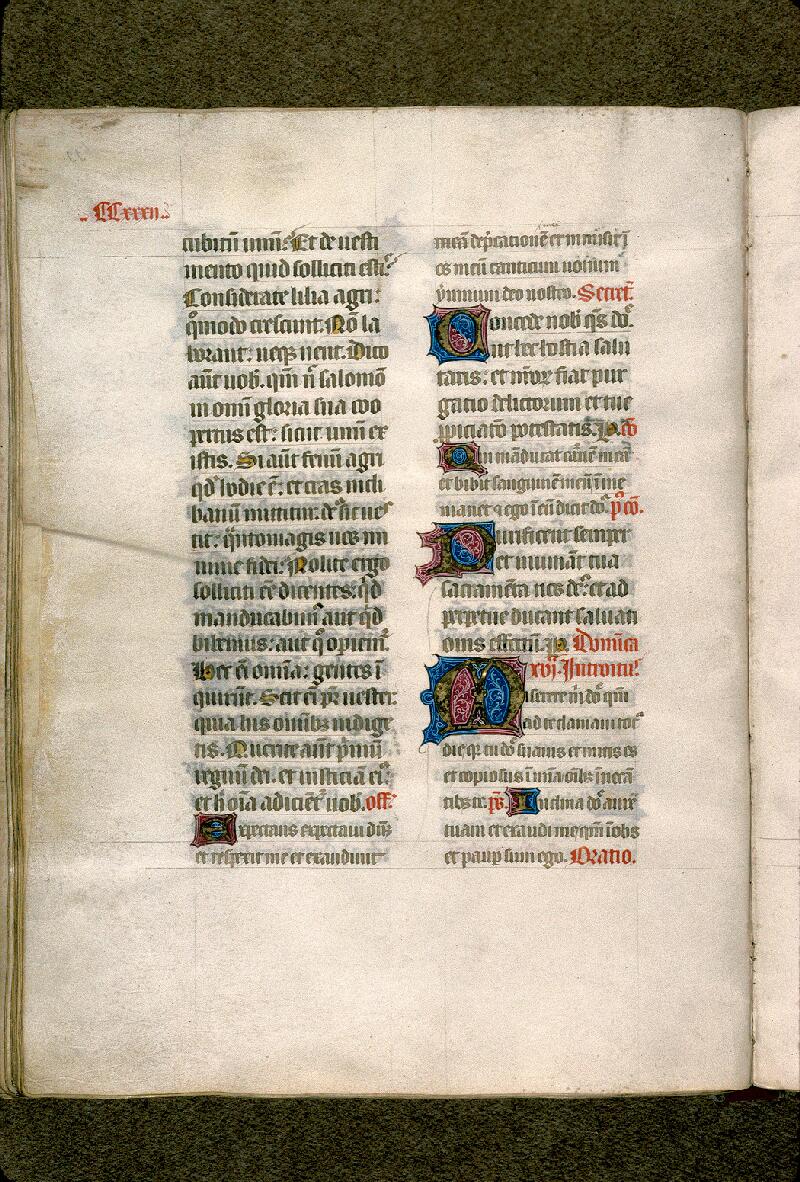 Aix-en-Provence, Bibl. mun., ms. 0011, p. 500 - vue 1