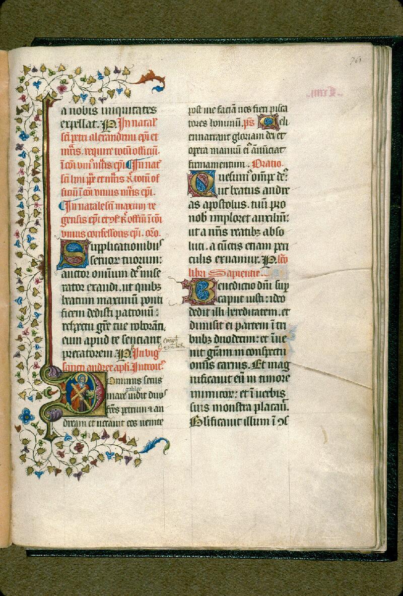 Aix-en-Provence, Bibl. mun., ms. 0011, p. 763 - vue 1
