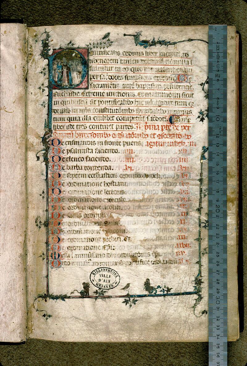 Aix-en-Provence, Bibl. mun., ms. 0013, f. 001 - vue 1