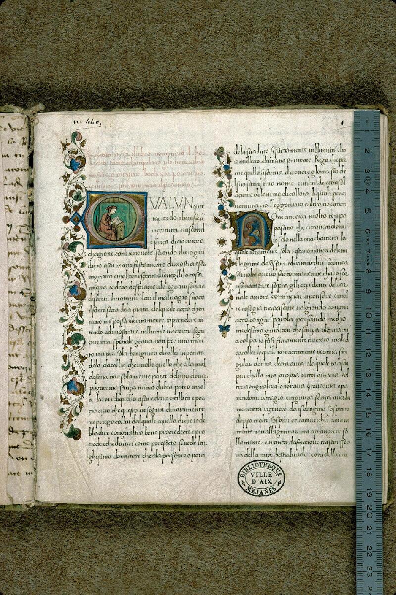 Aix-en-Provence, Bibl. mun., ms. 0181, p. 001 - vue 1