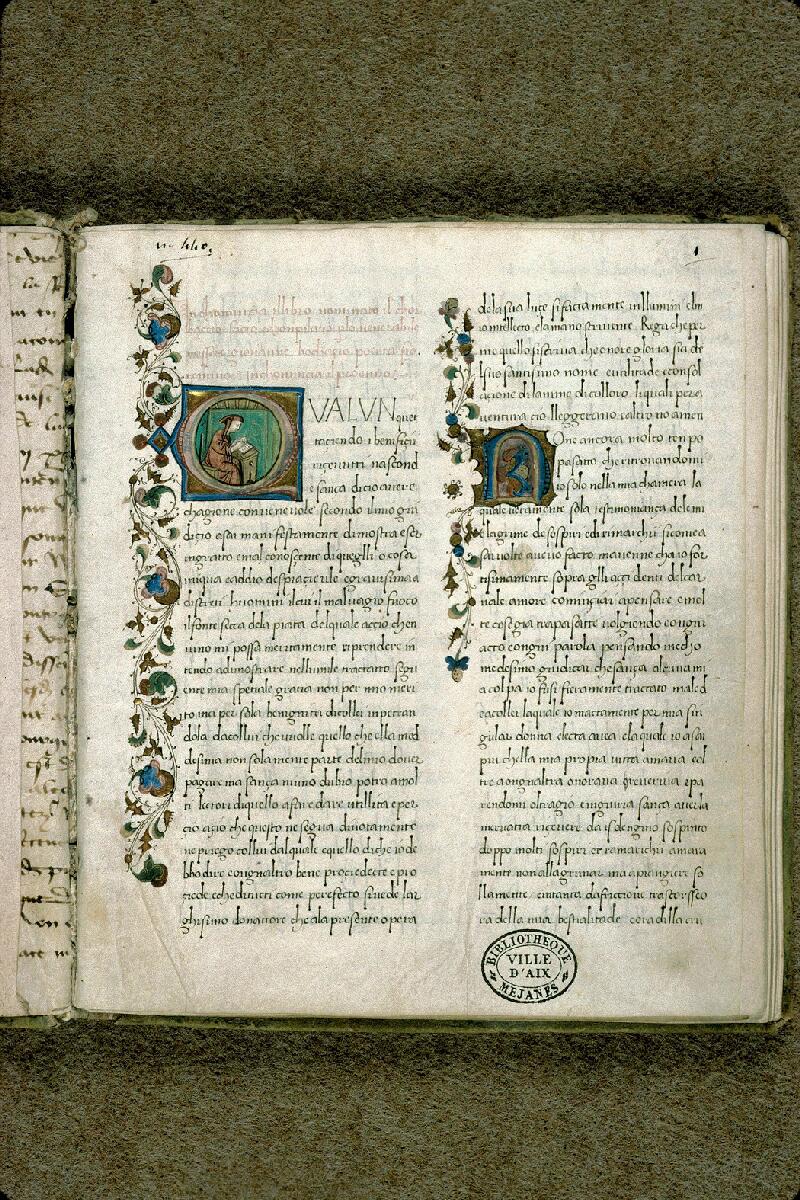 Aix-en-Provence, Bibl. mun., ms. 0181, p. 001 - vue 2