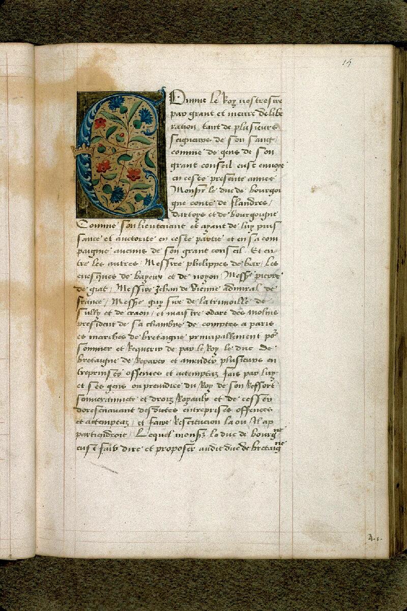 Aix-en-Provence, Bibl. mun., ms. 0648, f. 015 - vue 1