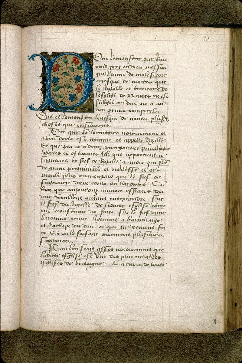Aix-en-Provence, Bibl. mun., ms. 0648, f. 051 - vue 1
