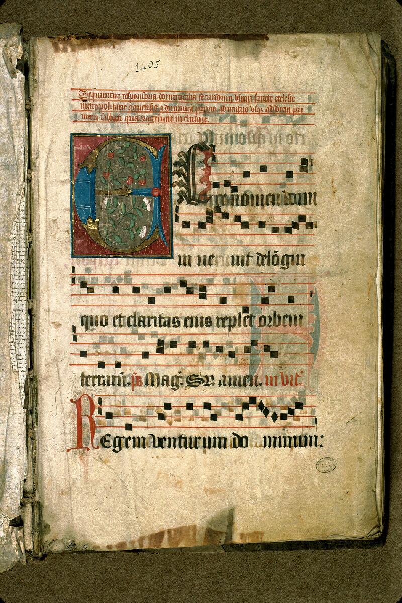 Aix-en-Provence, Bibl. mun., ms. 1540, f. 001 - vue 2