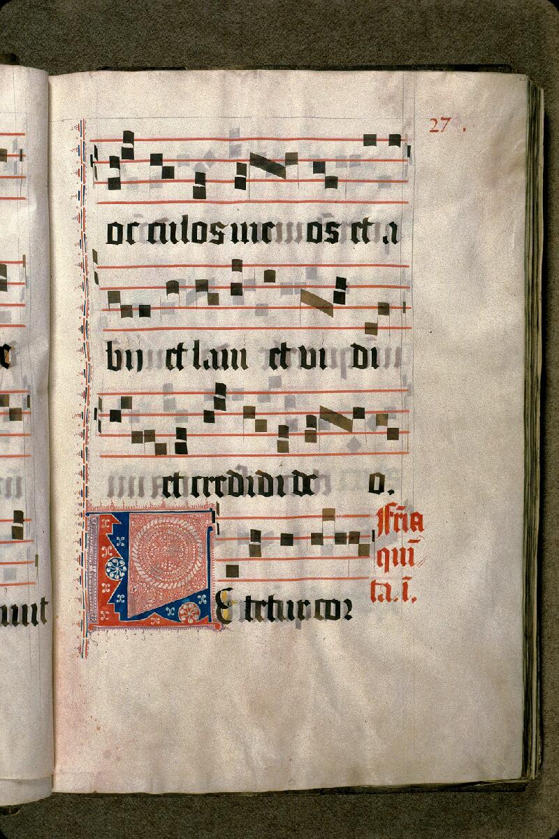 Aix-en-Provence, Bibl. mun., ms. 1549, f. 027 - vue 1