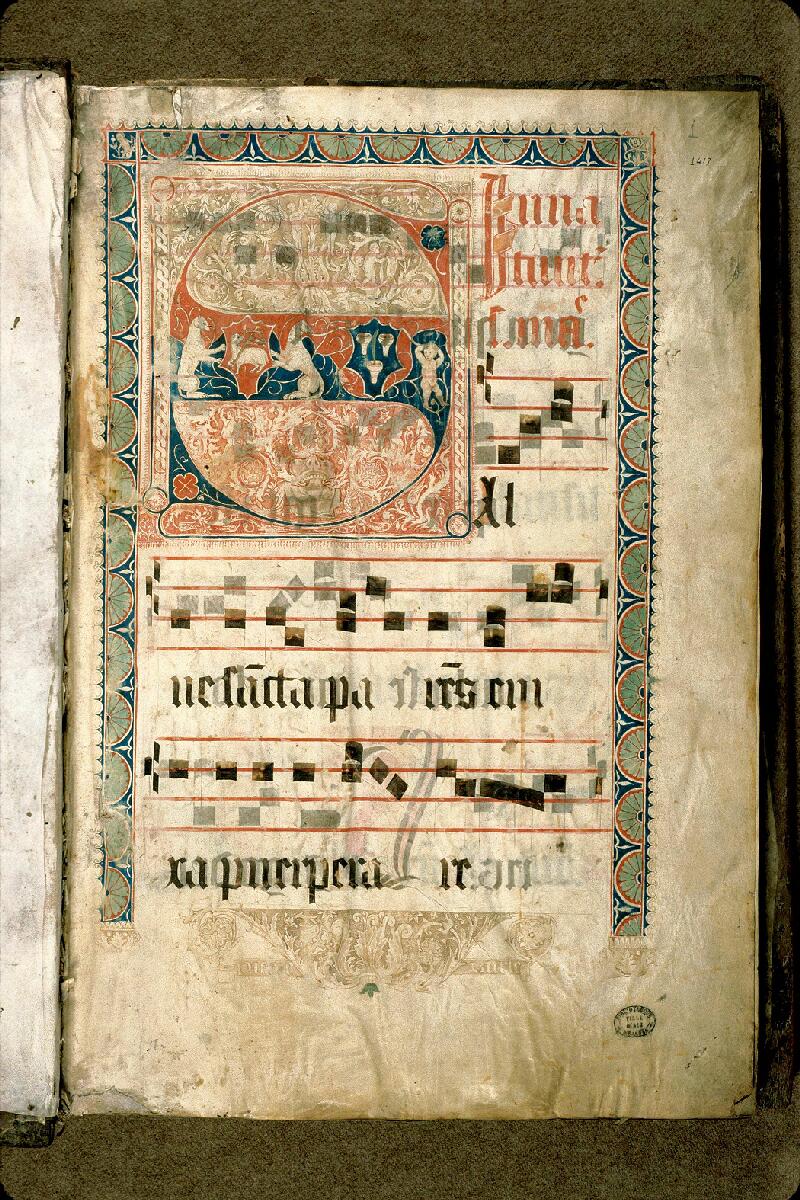 Aix-en-Provence, Bibl. mun., ms. 1552, f. 001 - vue 2