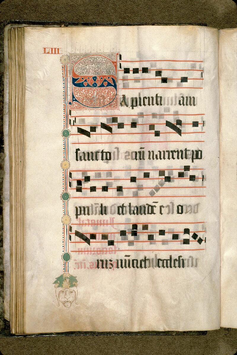 Aix-en-Provence, Bibl. mun., ms. 1552, f. 053v - vue 1