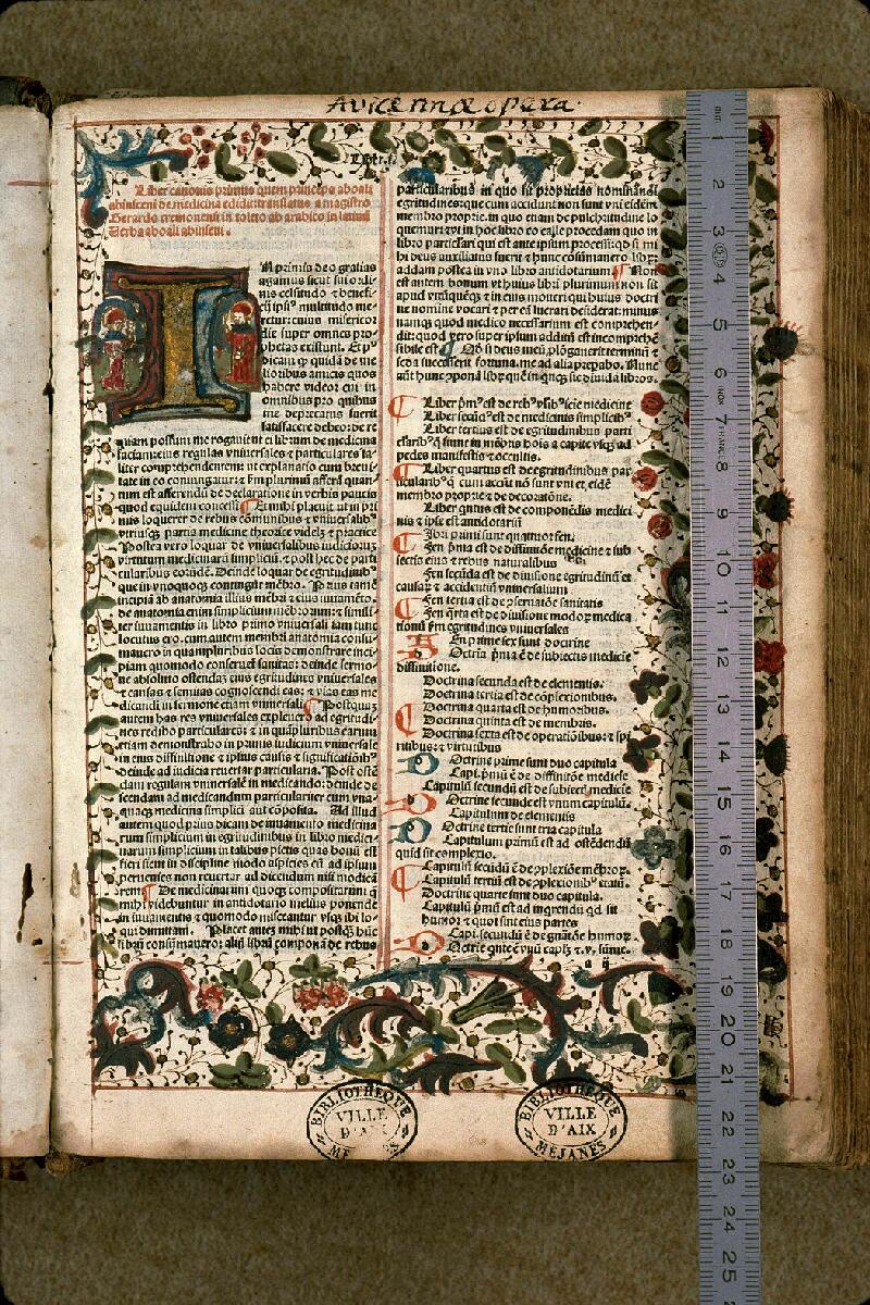 Aix-en-Provence, Bibl. mun., inc. O 05, f. a 2 - vue 1