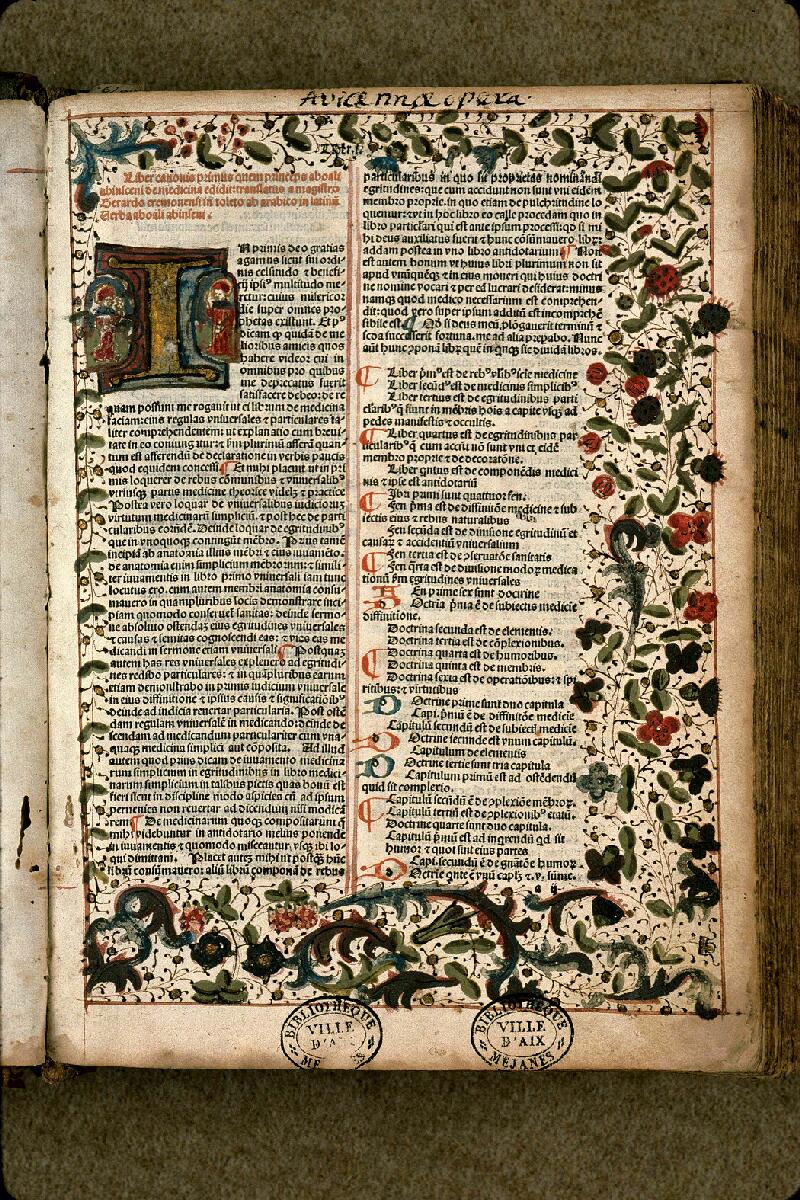 Aix-en-Provence, Bibl. mun., inc. O 05, f. a 2 - vue 2