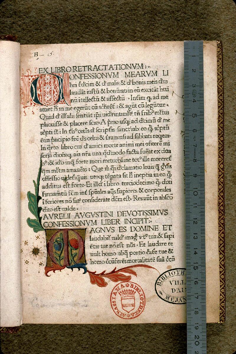 Aix-en-Provence, Bibl. mun., inc. O 50, f. 001 - vue 1