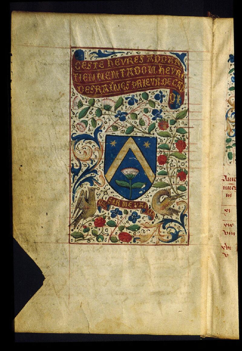 Amiens, Bibl. mun., ms. 2556, f. 003v - vue 1