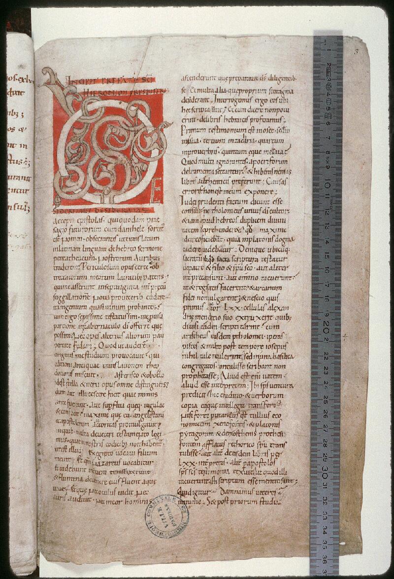 Amiens, Bibl. mun., ms. 0006, f. 003 - vue 1