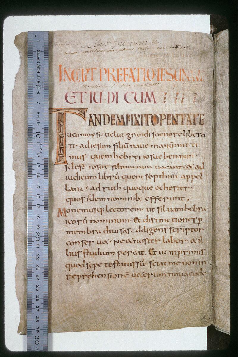 Amiens, Bibl. mun., ms. 0007, f. 001v - vue 1