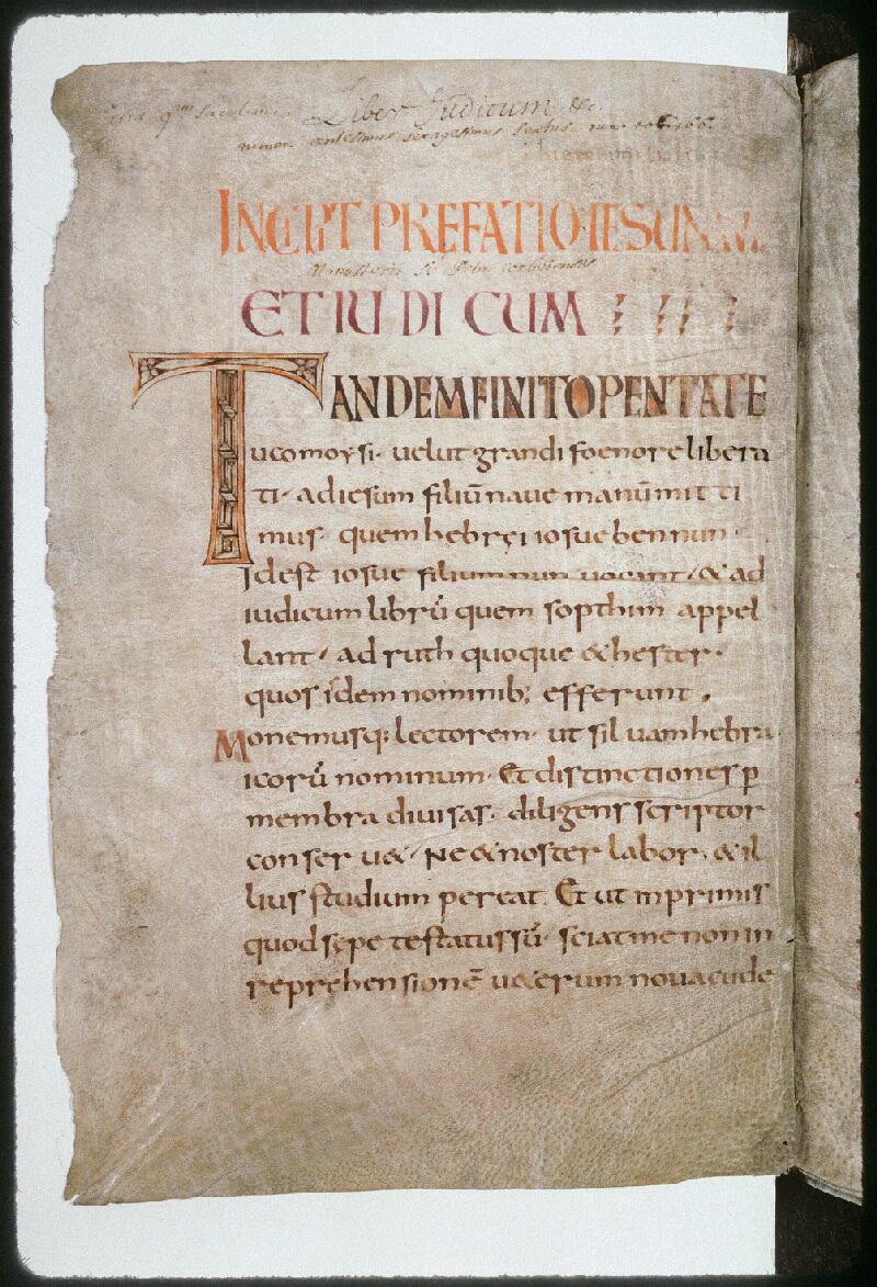 Amiens, Bibl. mun., ms. 0007, f. 001v - vue 2