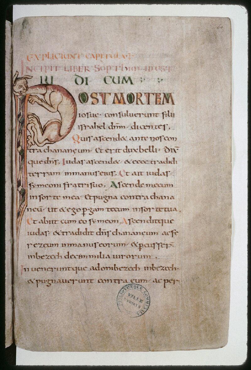 Amiens, Bibl. mun., ms. 0007, f. 060 - vue 1