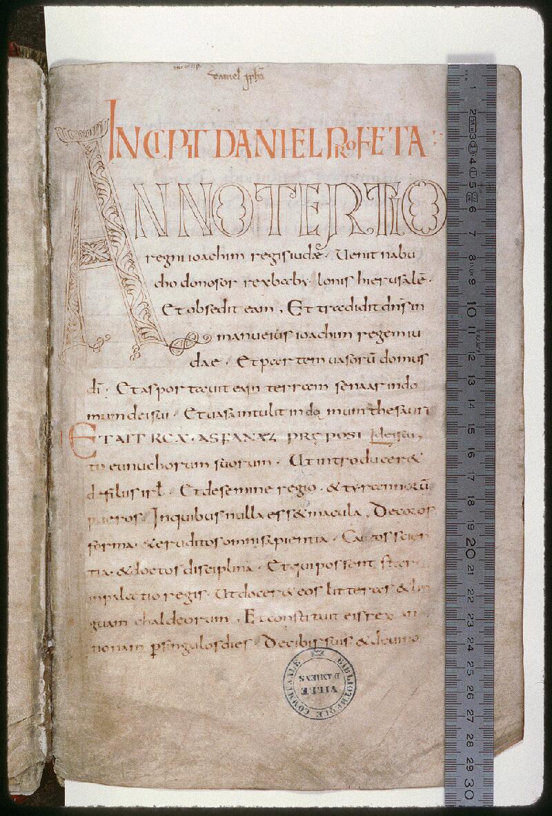 Amiens, Bibl. mun., ms. 0009, f. 007 - vue 1