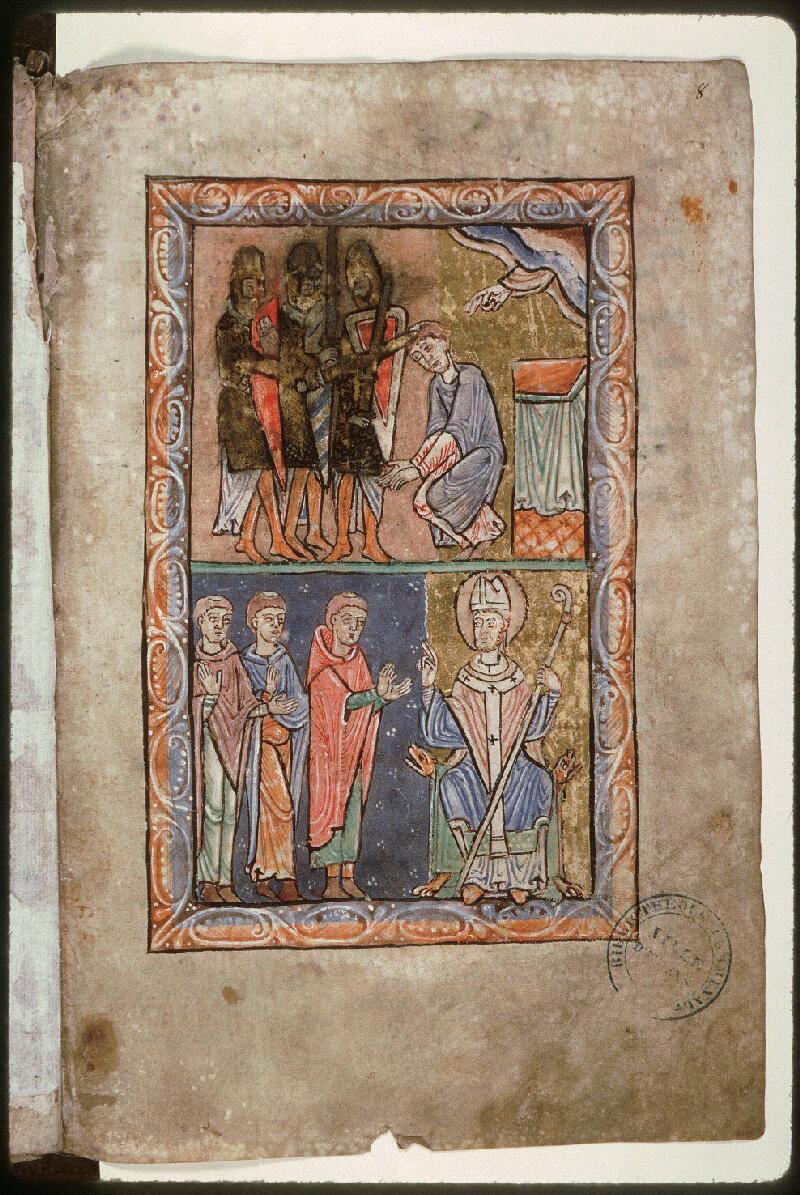 Amiens, Bibl. mun., ms. 0019, f. 008 - vue 1