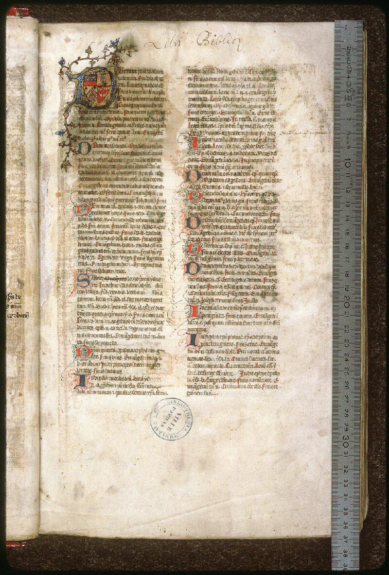 Amiens, Bibl. mun., ms. 0021, f. 002 - vue 1
