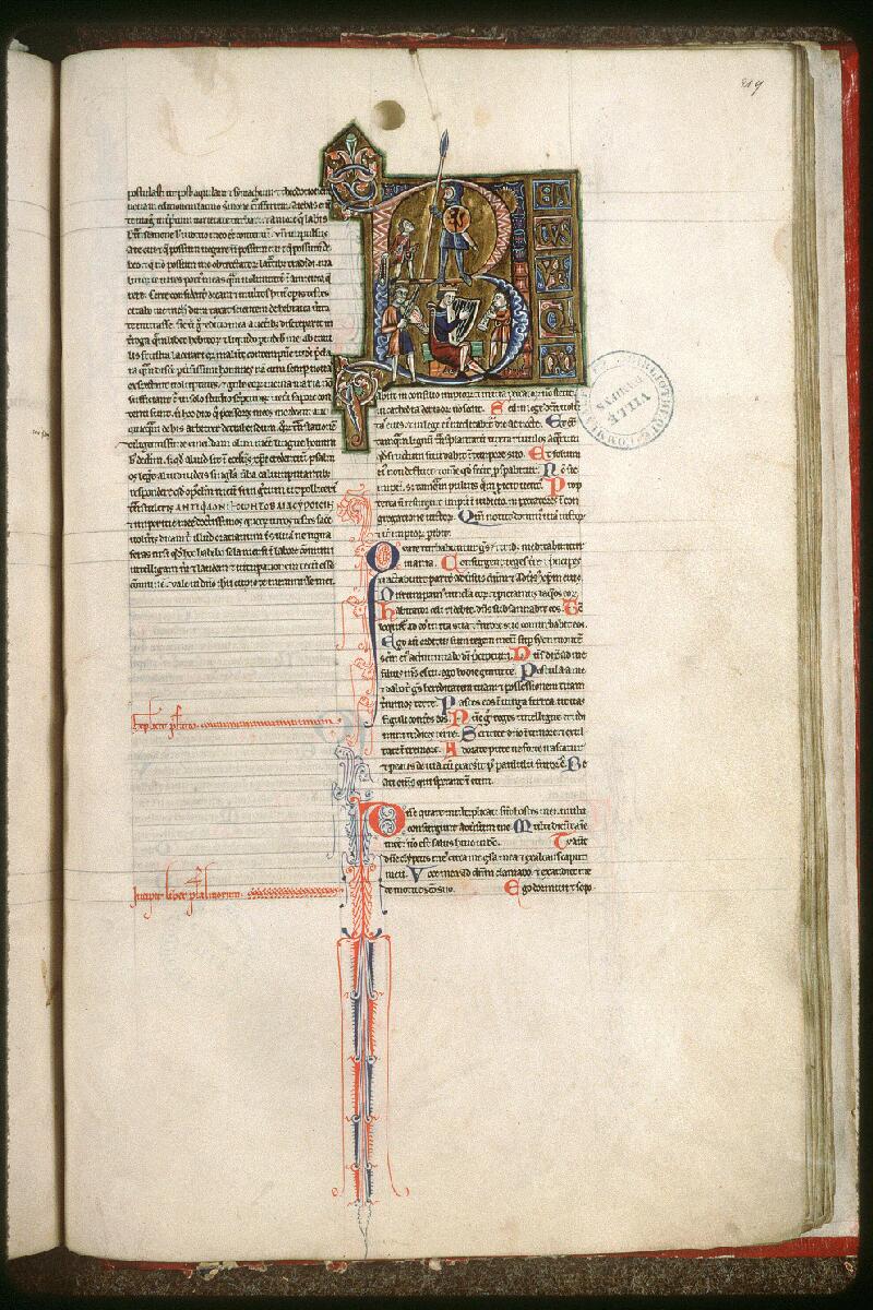 Amiens, Bibl. mun., ms. 0021, f. 219 - vue 1