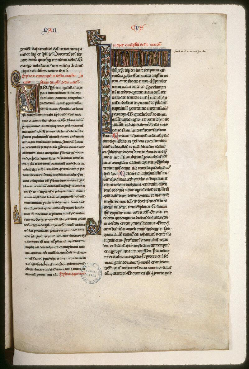 Amiens, Bibl. mun., ms. 0023, f. 210 - vue 1