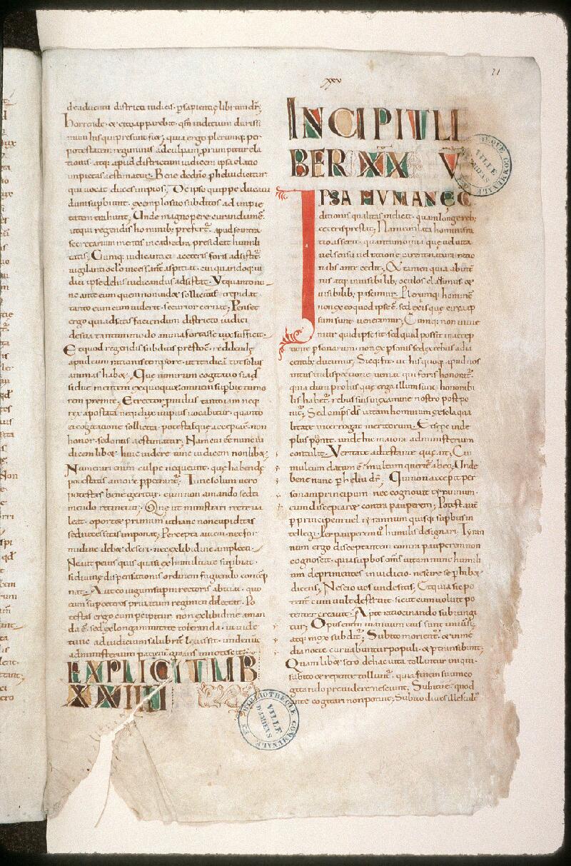 Amiens, Bibl. mun., ms. 0044, f. 021 - vue 1
