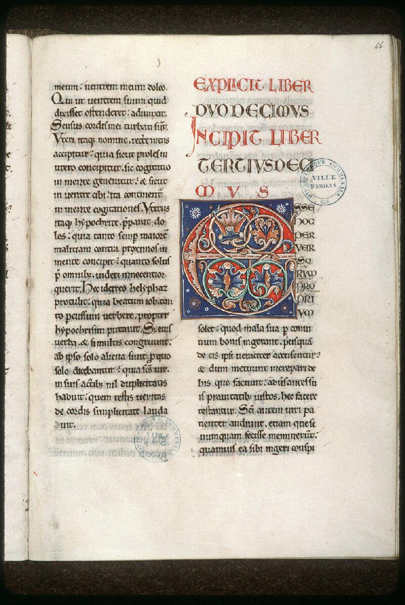 Amiens, Bibl. mun., ms. 0040, f. 046 - vue 1