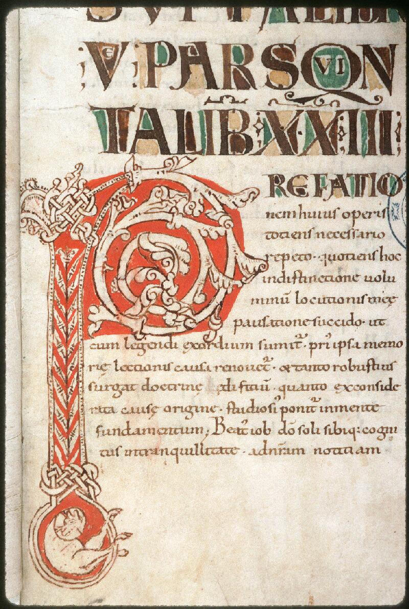 Amiens, Bibl. mun., ms. 0044, f. 002 - vue 3