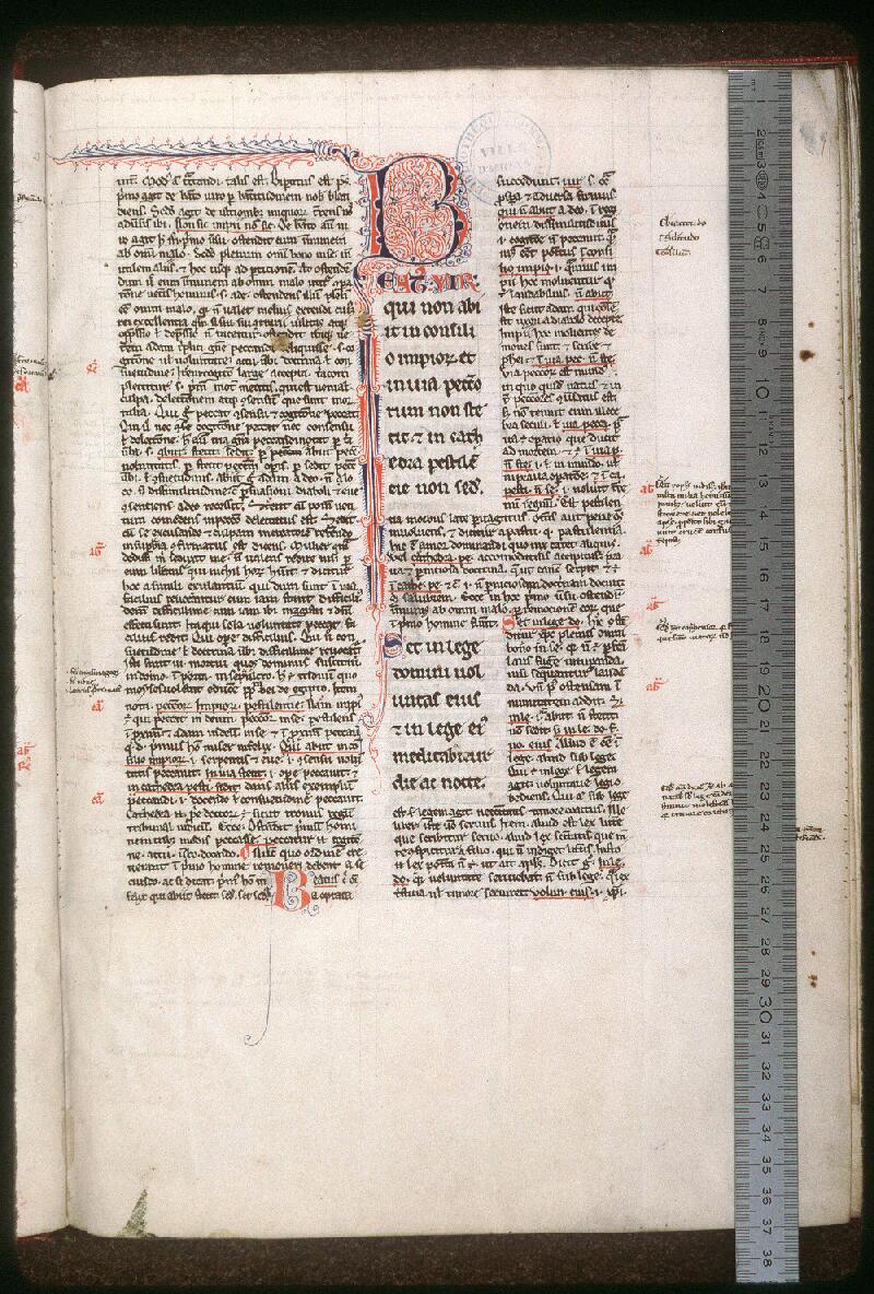 Amiens, Bibl. mun., ms. 0050, f. 003 - vue 1