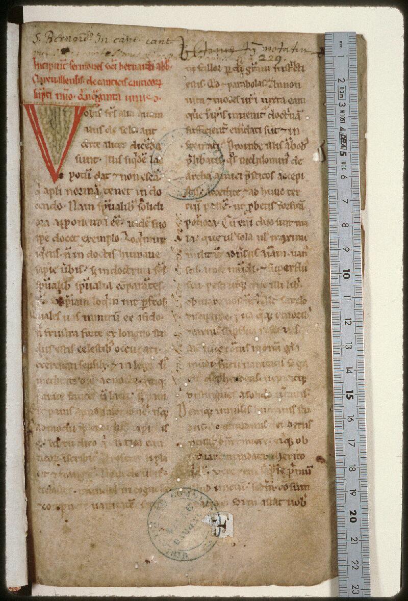 Amiens, Bibl. mun., ms. 0062, f. 001 - vue 1