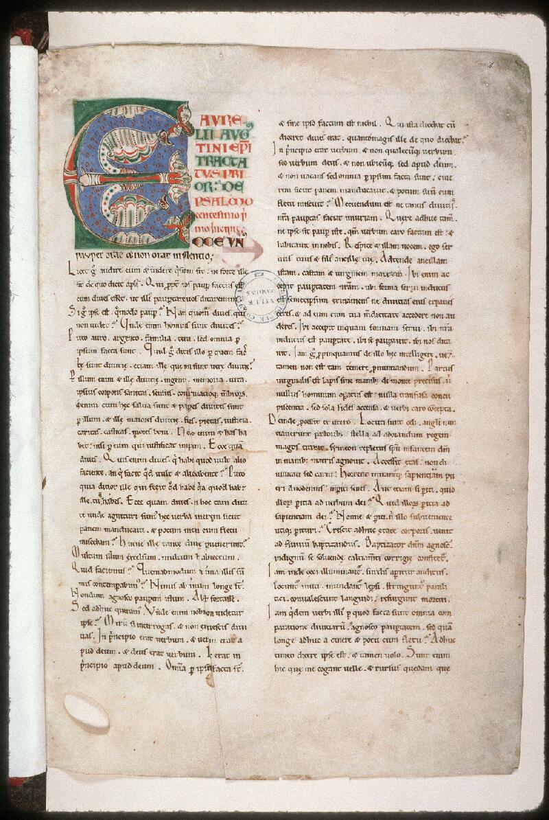 Amiens, Bibl. mun., ms. 0055, f. 001 - vue 2