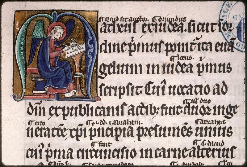 Amiens, Bibl. mun., ms. 0070, f. 001 - vue 3