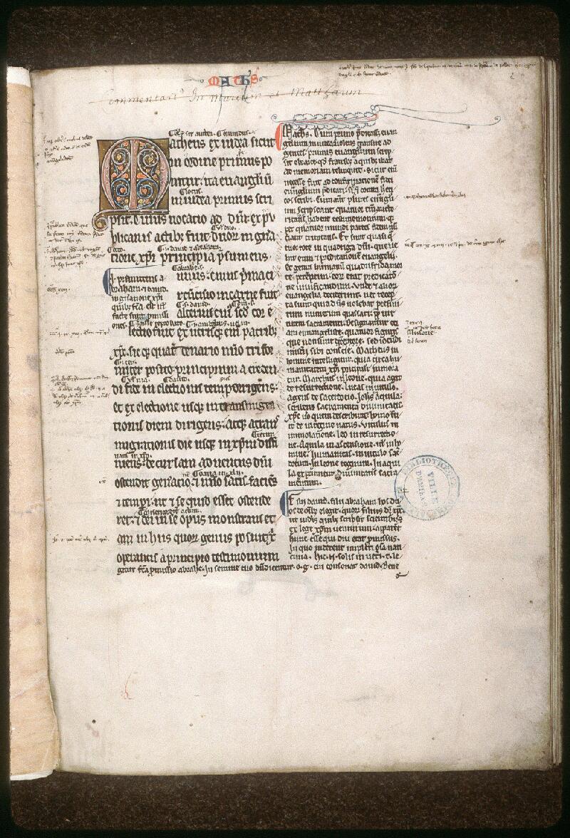 Amiens, Bibl. mun., ms. 0071, f. 002 - vue 2