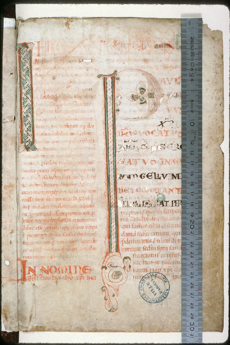Amiens, Bibl. mun., ms. 0082, f. 001 - vue 1