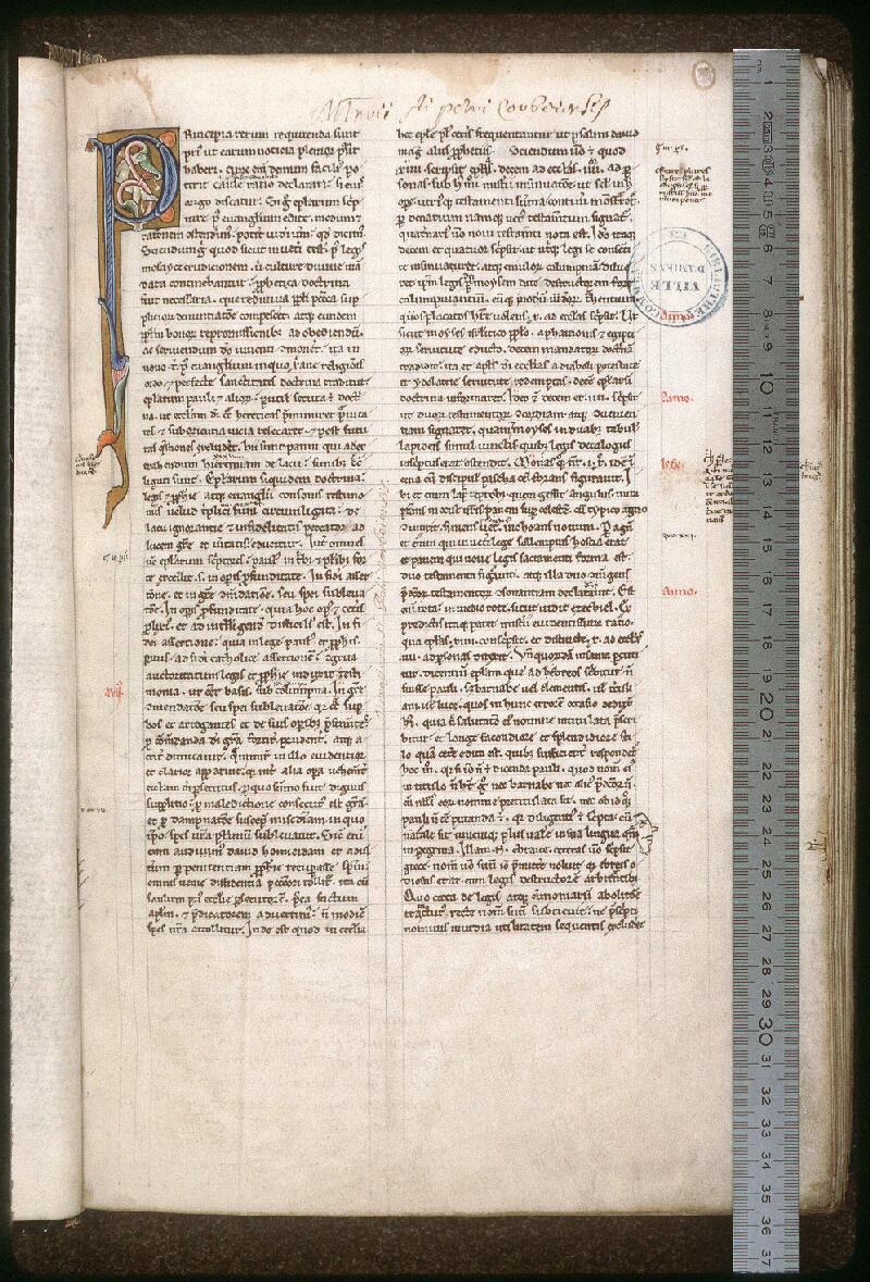 Amiens, Bibl. mun., ms. 0085, f. 003 - vue 1