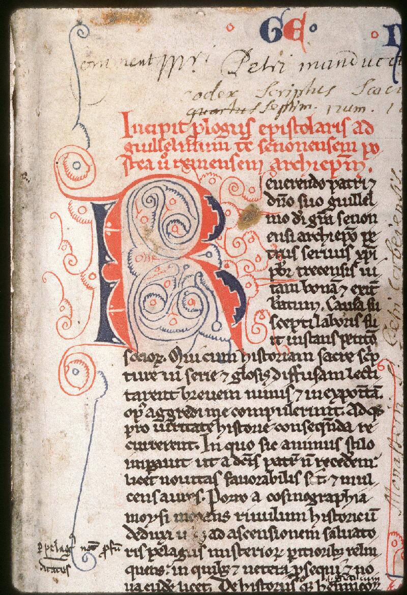 Amiens, Bibl. mun., ms. 0100, f. 001 - vue 3