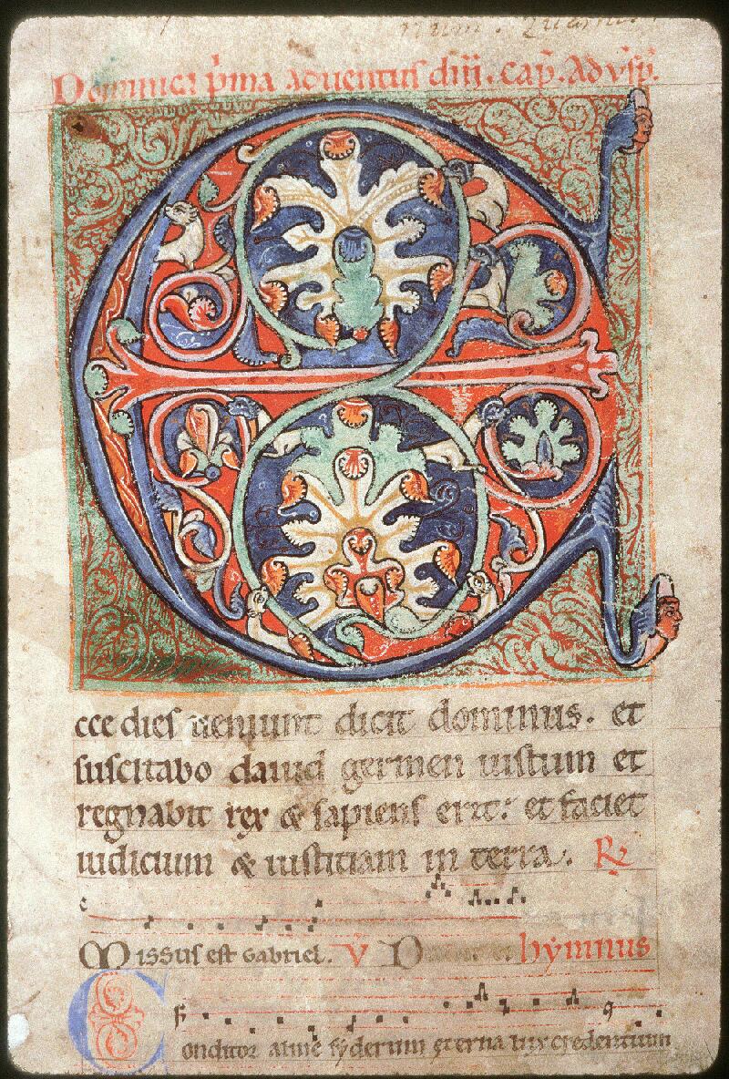 Amiens, Bibl. mun., ms. 0115, f. 001 - vue 3
