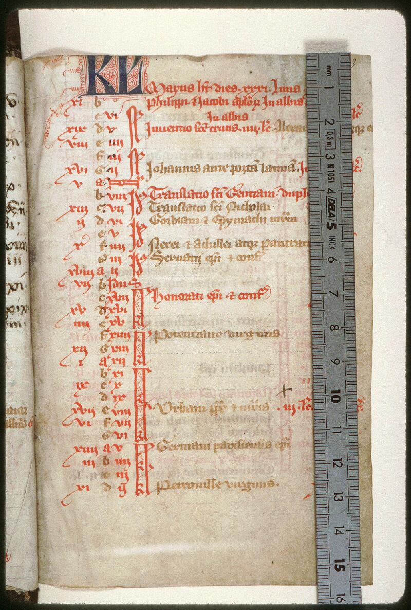 Amiens, Bibl. mun., ms. 0118, f. 003 - vue 1