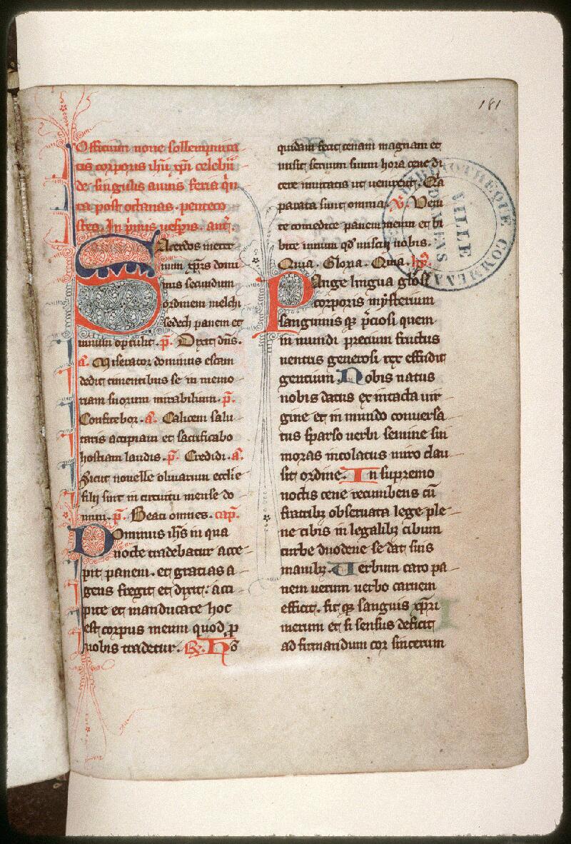 Amiens, Bibl. mun., ms. 0118, f. 181