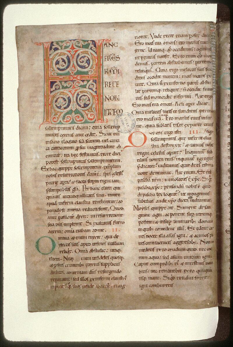 Amiens, Bibl. mun., ms. 0142, f. 004v - vue 2
