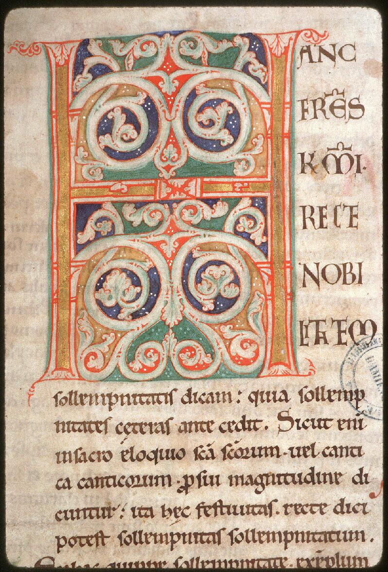 Amiens, Bibl. mun., ms. 0142, f. 004v - vue 3