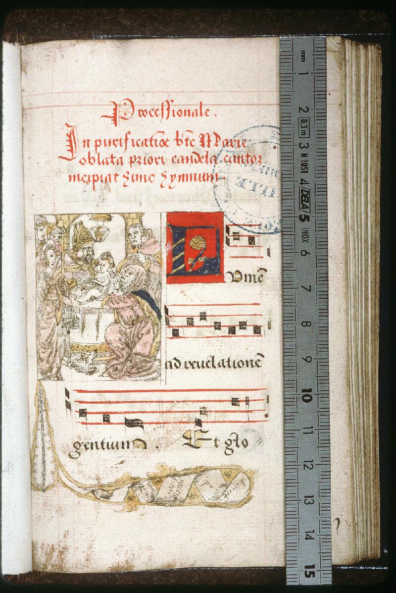 Amiens, Bibl. mun., ms. 0166, f. 001 - vue 1