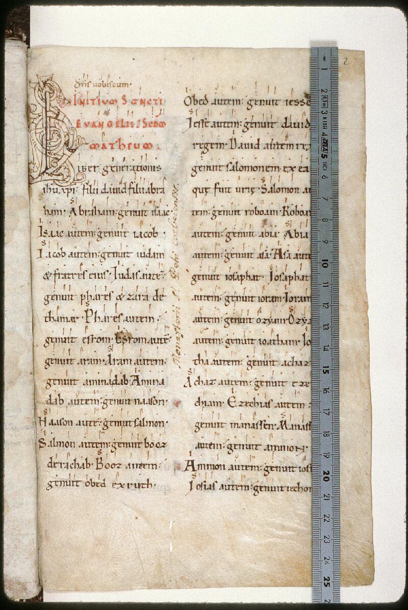 Amiens, Bibl. mun., ms. 0172, f. 002 - vue 1