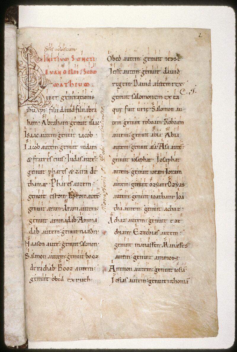 Amiens, Bibl. mun., ms. 0172, f. 002 - vue 2