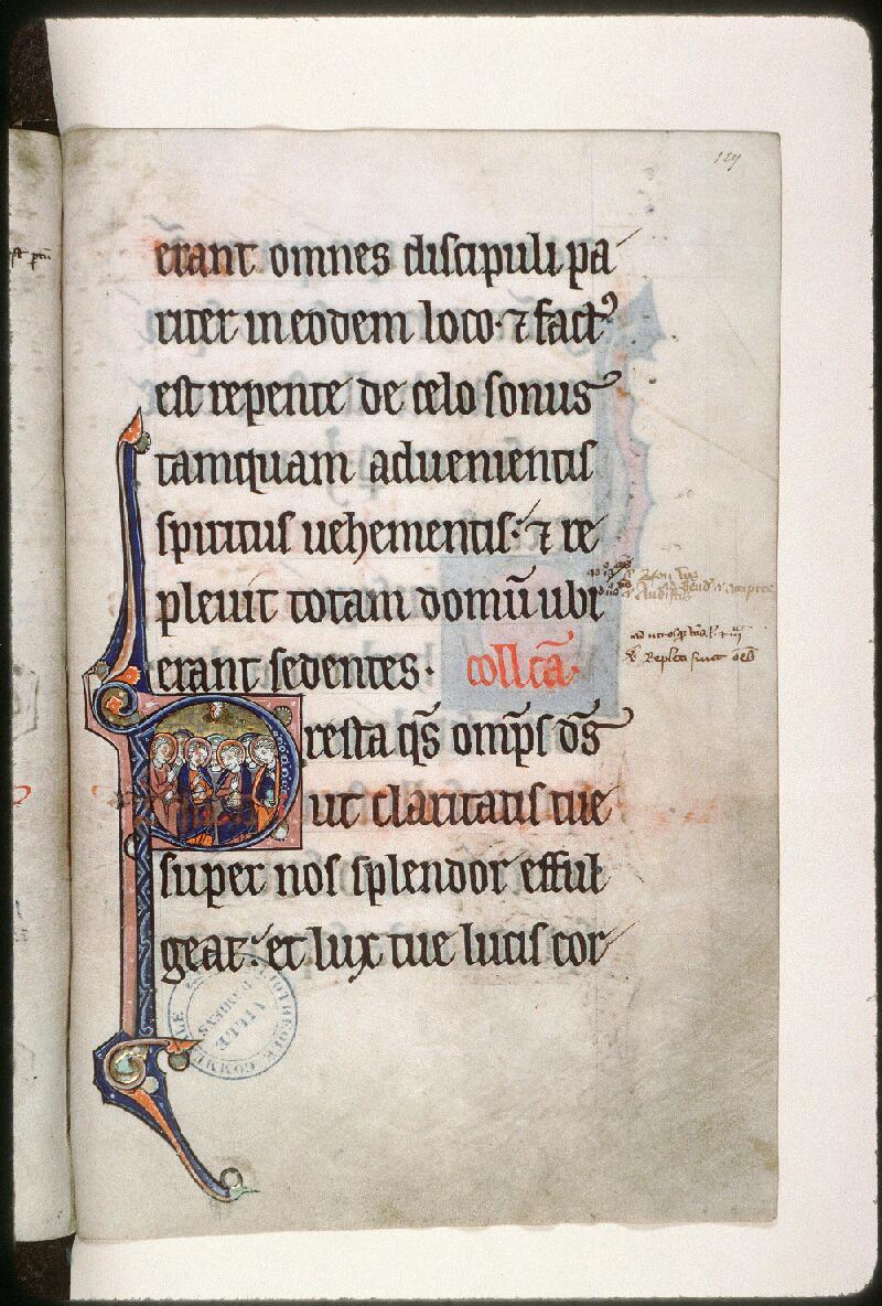 Amiens, Bibl. mun., ms. 0195, f. 129 - vue 1