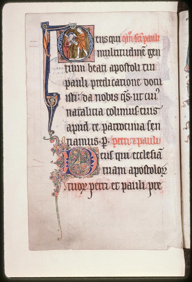 Amiens, Bibl. mun., ms. 0195, f. 135v - vue 1