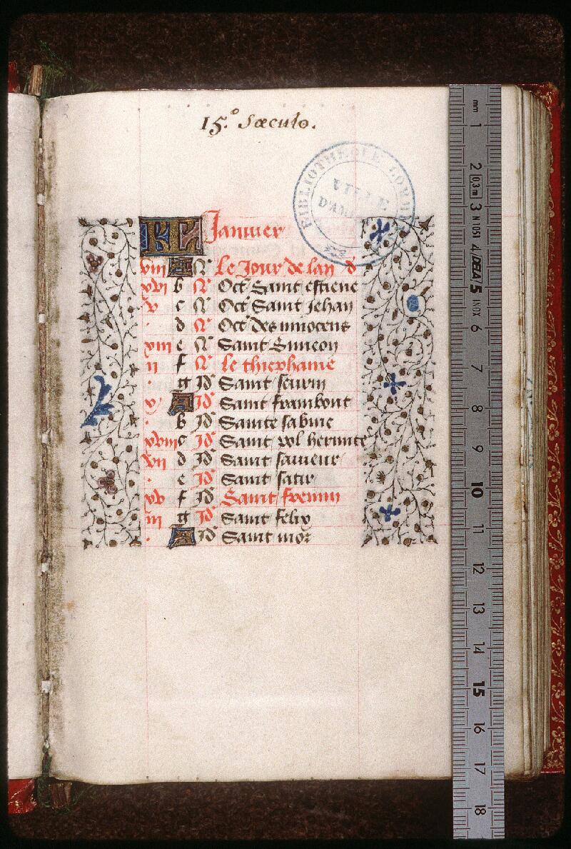 Amiens, Bibl. mun., ms. 0200, f. 001 - vue 1