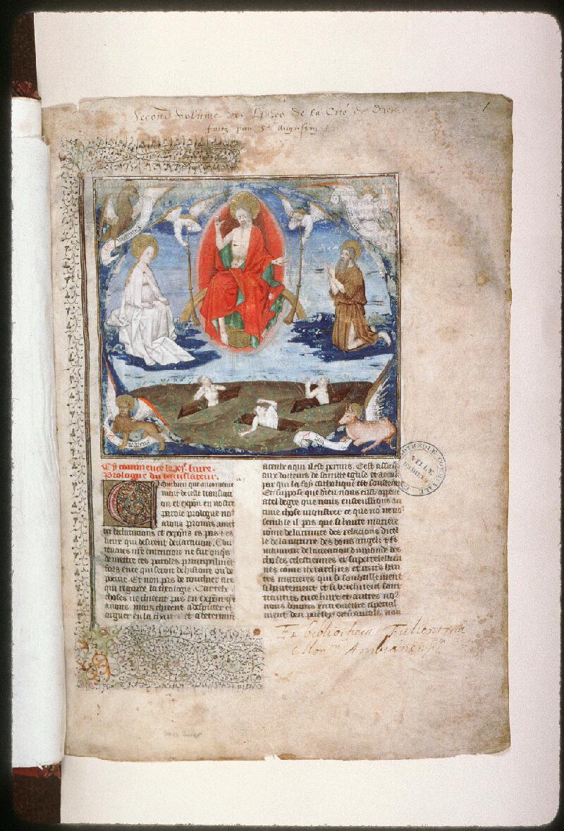 Amiens, Bibl. mun., ms. 0216, t. II, f. 001 - vue 2