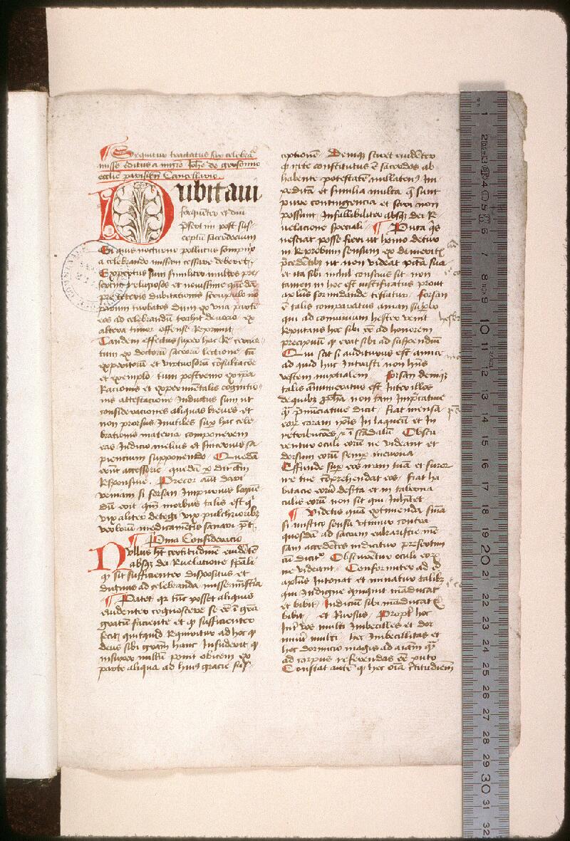 Amiens, Bibl. mun., ms. 0218, f. 001 - vue 1