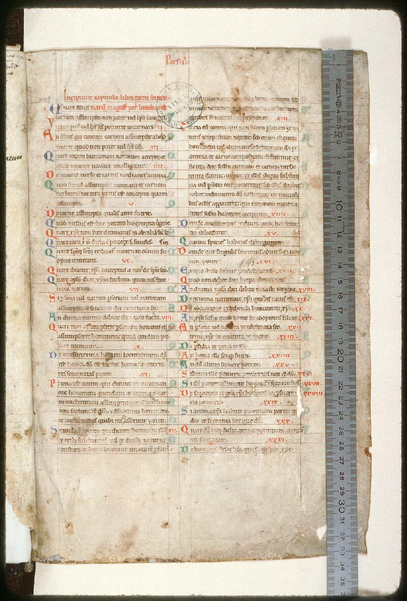 Amiens, Bibl. mun., ms. 0231, f. 001 - vue 1