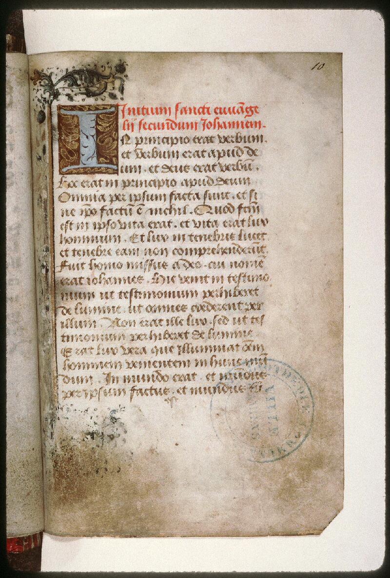 Amiens, Bibl. mun., ms. 0206, f. 010 - vue 2